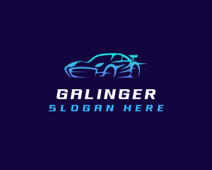 Motor Sport - Fast Roadster Garage logo design