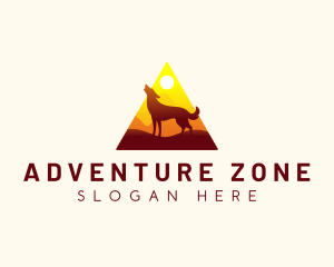 Dog Mountain Adventure logo design