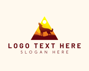 Hunting - Dog Mountain Adventure logo design