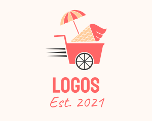 Eatery - Ice Cream Food Cart logo design