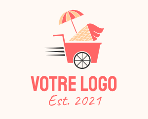 Eatery - Ice Cream Food Cart logo design