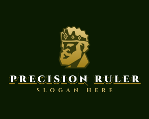 Medieval King Ruler logo design