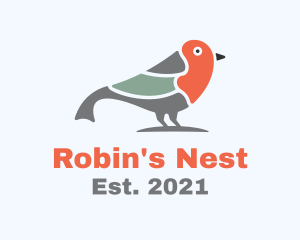 Robin - Robin Bird Tail logo design