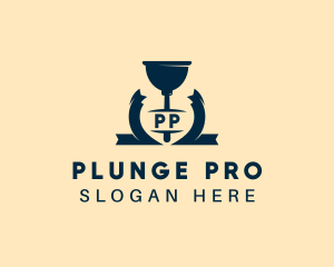 Plunger - Plumbing Plunger Hardware logo design