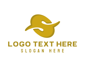 Software - Wave Coin Letter S logo design