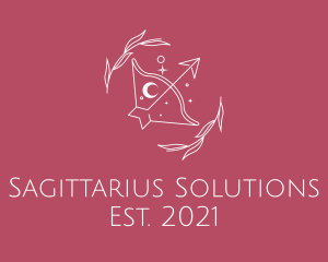 Sagittarius - Sagittarius Zodiac Astrology logo design