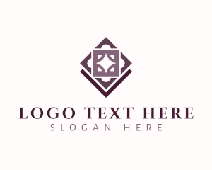 Home Decor - Tile Flooring Builder logo design