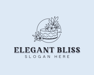 Wedding - Dessert Wedding Cake logo design