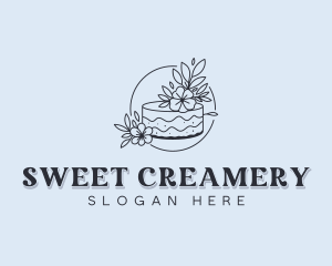 Dessert Wedding Cake logo design