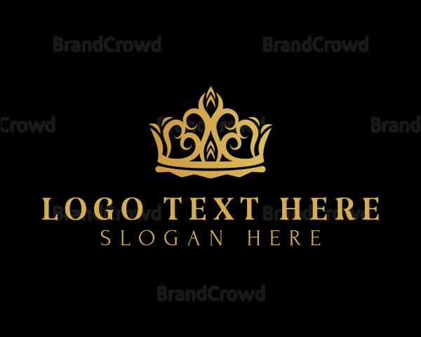 Elegant Royalty Crown Logo