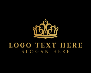 Elegant Queen Crown Logo