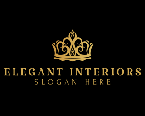 Elegant Royalty Crown logo design