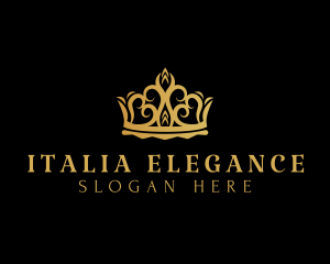 Elegant Royalty Crown logo design