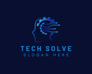 Solution - Mind Circuit Tech logo design