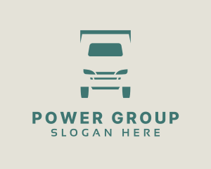 Trailer - Green Truck Forwarding logo design