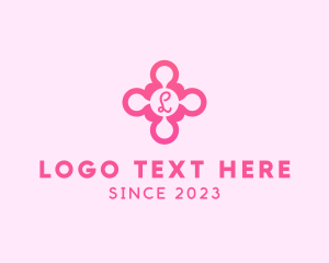 Script - Floral Cosmetic Salon logo design