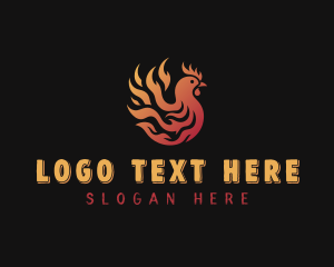 Cooking - Chicken Barbecue Grill logo design