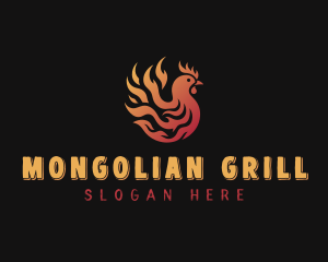 Chicken Barbecue Grill logo design