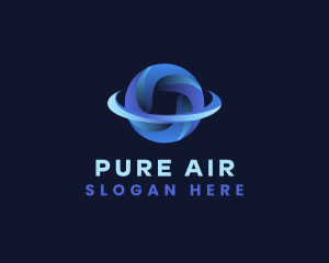 Fan Air Ventilation logo design