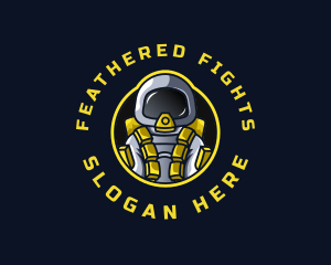 Astronaut Space Explorer logo design