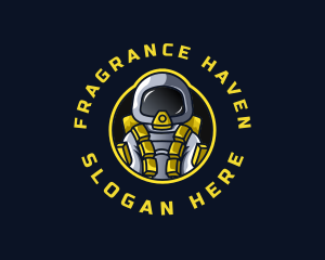 Astronaut Space Explorer logo design