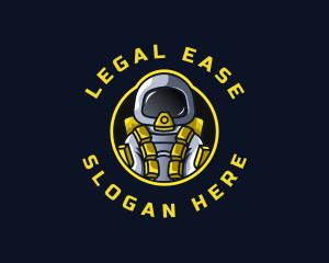Astronaut Helmet - Astronaut Space Explorer logo design