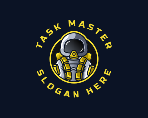 Astronaut Space Explorer logo design