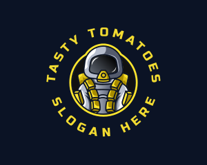 Astronaut Space Explorer logo design