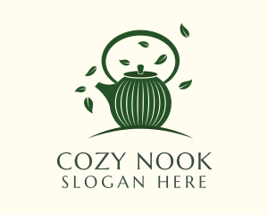 Nook - Kettle Leaf Teahouse logo design