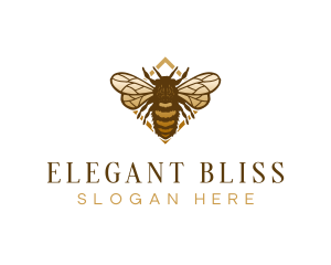 Bee Hive Apiary Logo