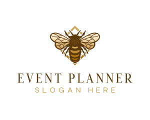 Bee Hive Apiary Logo