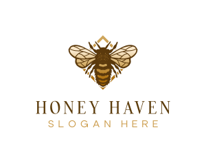 Apiary - Bee Hive Apiary logo design