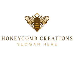 Bee Hive Apiary logo design