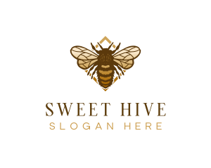 Bee Hive Apiary logo design