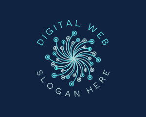 Web - Digital Network Web logo design