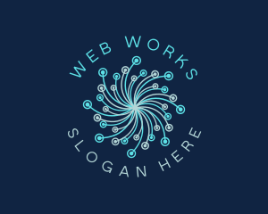 Web - Digital Network Web logo design