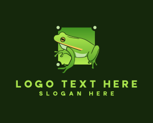 Outdoor - Amphibian Toad Frog logo design