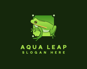 Amphibian - Amphibian Toad Frog logo design