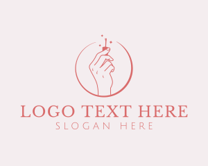 Simple - Feminine Hand Manicure logo design