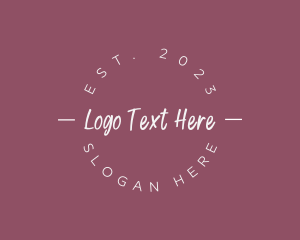 Luxurious - Script Feminine Badge logo design