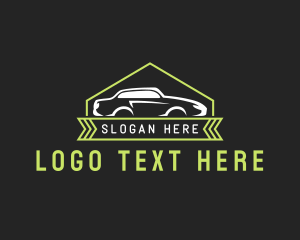 Transportation - Sedan Car Motorsport logo design