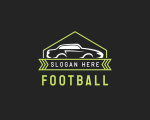 Supercar - Sedan Car Motorsport logo design