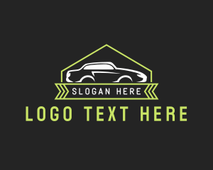 Driver - Sedan Car Motorsport logo design