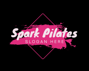 Pink Artist Paint Logo