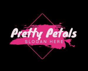 Pink Artist Paint logo design