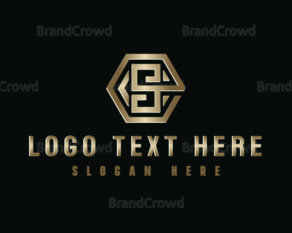 Corporation Hexagon Letter S Logo