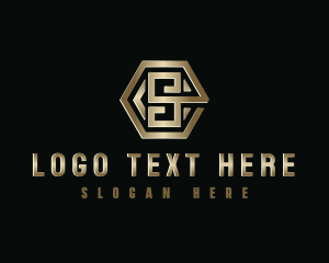 Corporation Hexagon Letter S Logo