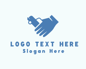 Dealer - Car Agent Hand logo design