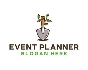 Herbal - Organic Shovel Plant logo design