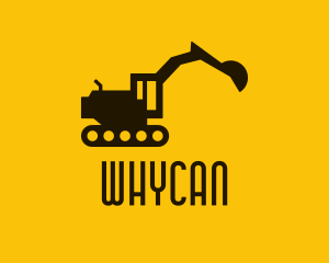 Industrial Construction Excavator Logo